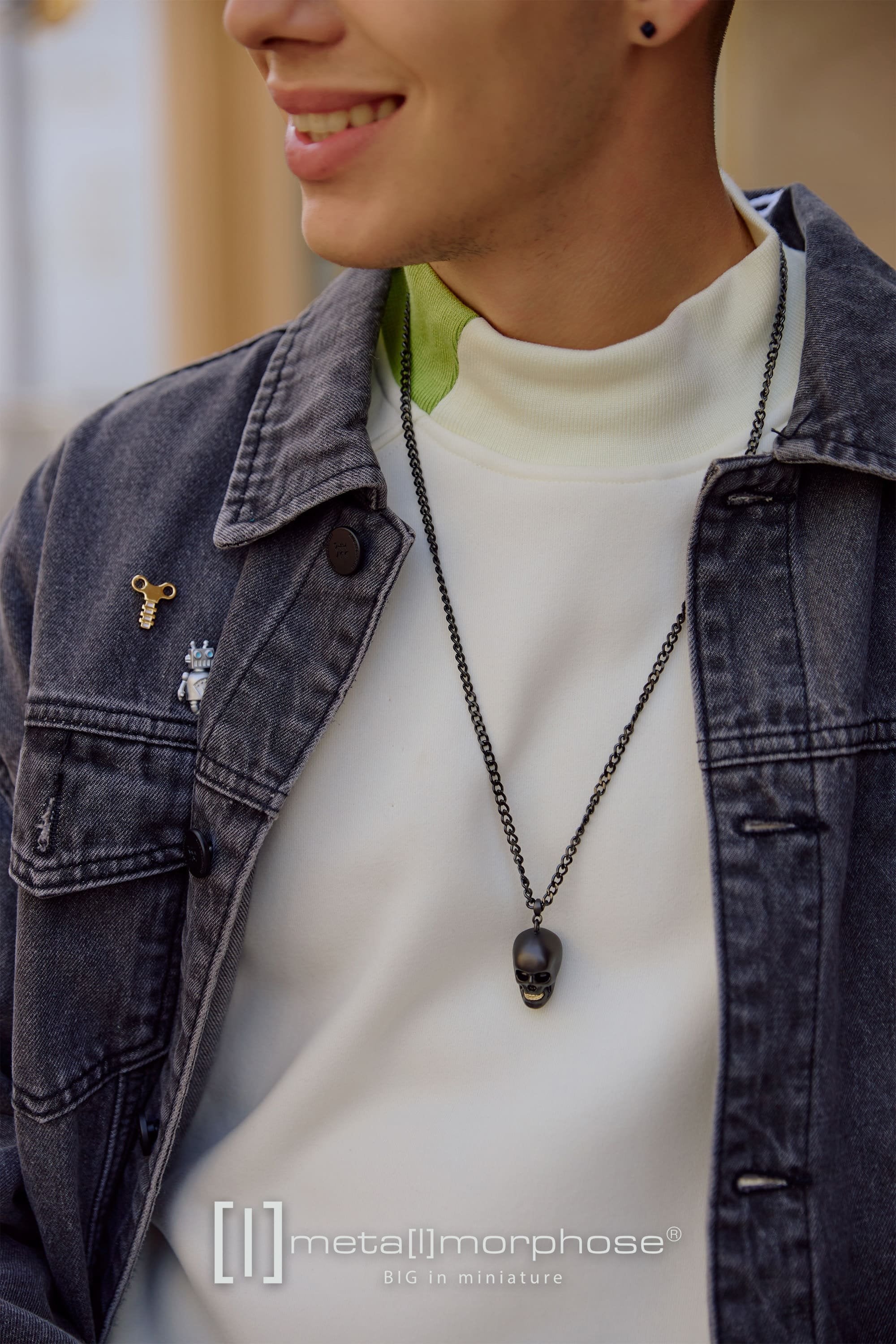 Metalmorphose-Skull Kolye-Kolye-7-Milagron.com