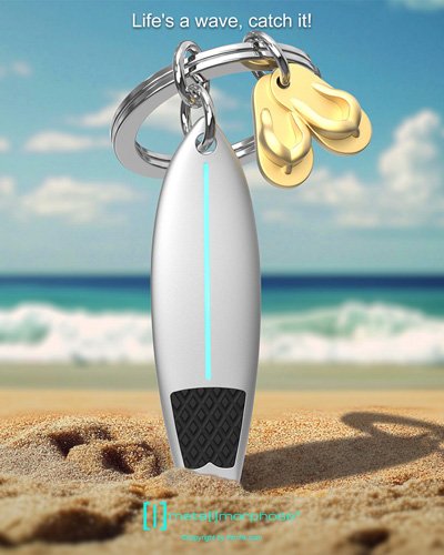 Metalmorphose-Sörf Anahtarlık-Anahtarlık-3-Milagron.com