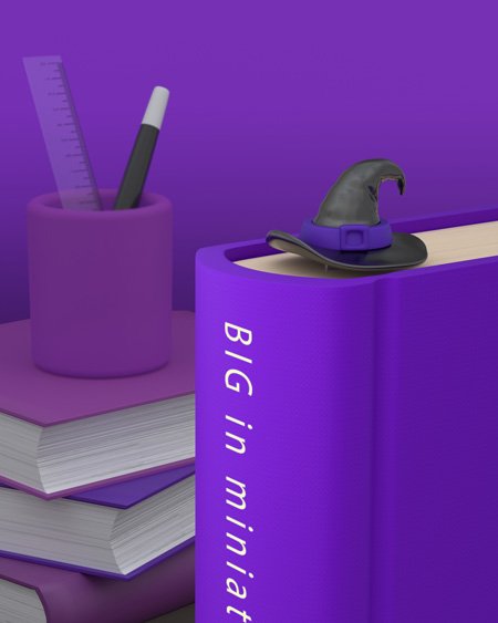 Metalmorphose-Wizard Hat Kitap Ayracı-Kitap Ayıracı-2-Milagron.com