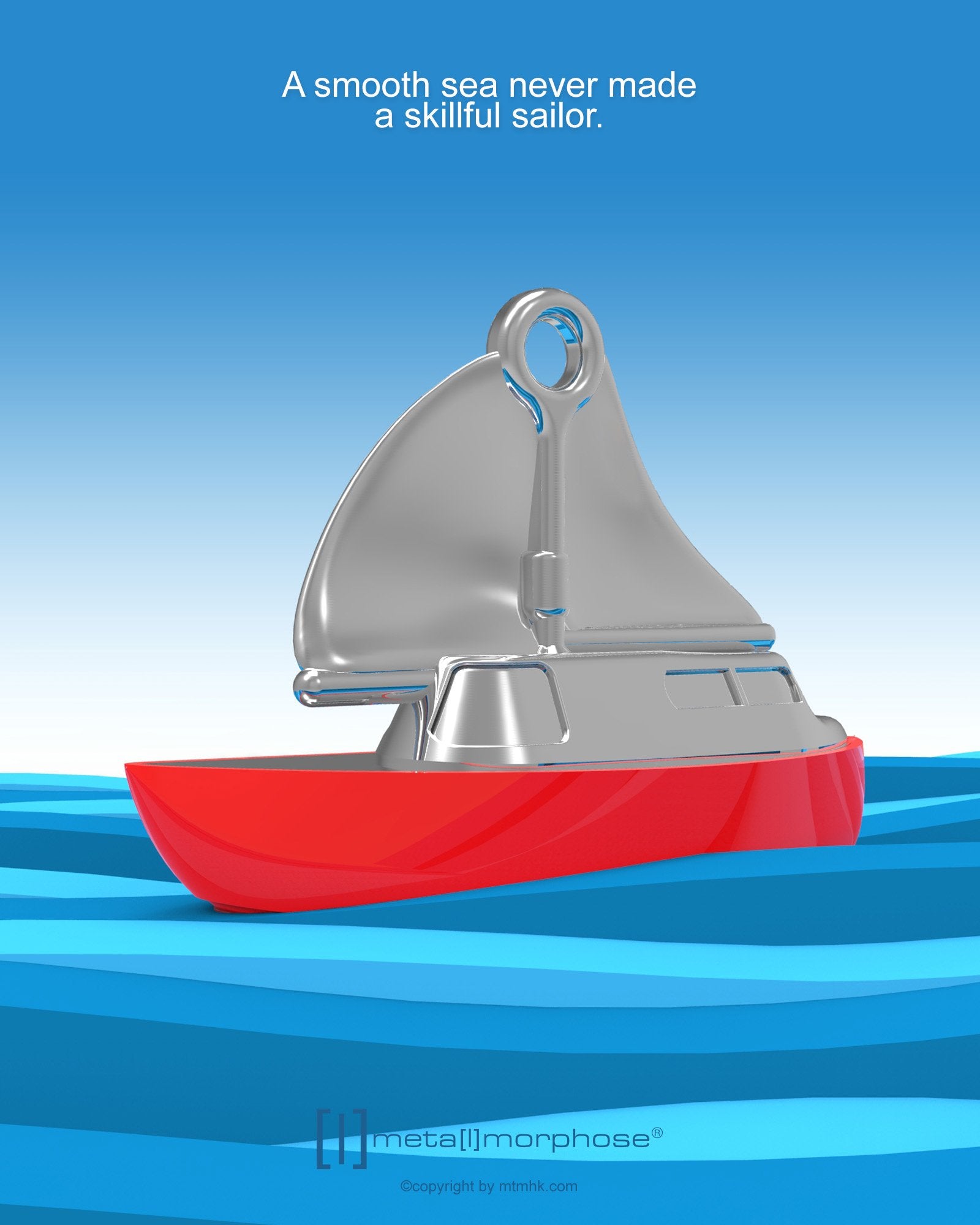 Metalmorphose-Yelkenli Tekne Anahtarlık-Anahtarlık-6-Milagron.com