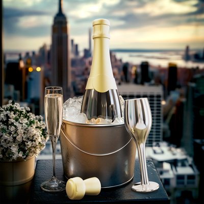 Metalmorphose-şampanya Kadeh Anahtarlık Siyah-Anahtarlık-5-Milagron.com