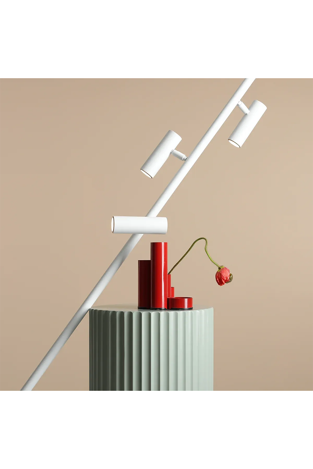 Metanoya Lighting-Crest Lambader - Beyaz-Lambader-3-Milagron.com