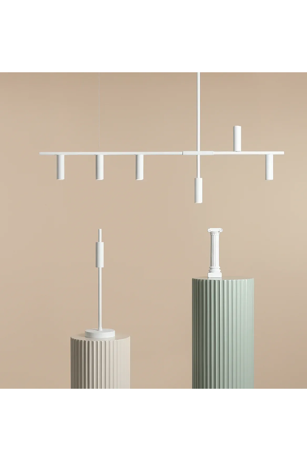 Metanoya Lighting-Crest Sarkıt - Beyaz-Avize-1-Milagron.com