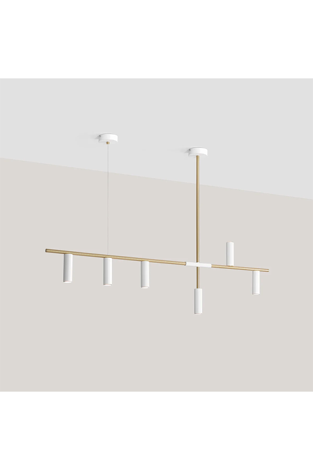 Metanoya Lighting-Crest Sarkıt - Sarı Beyaz-Avize-1-Milagron.com