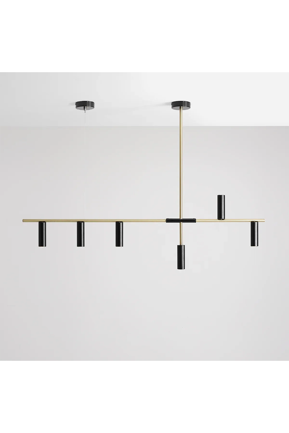 Metanoya Lighting-Crest Sarkıt - Sarı Siyah-Avize-1-Milagron.com