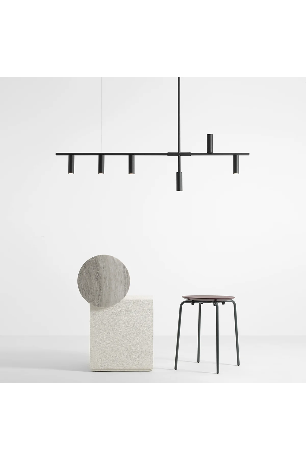 Metanoya Lighting-Crest Sarkıt - Siyah-Avize-3-Milagron.com