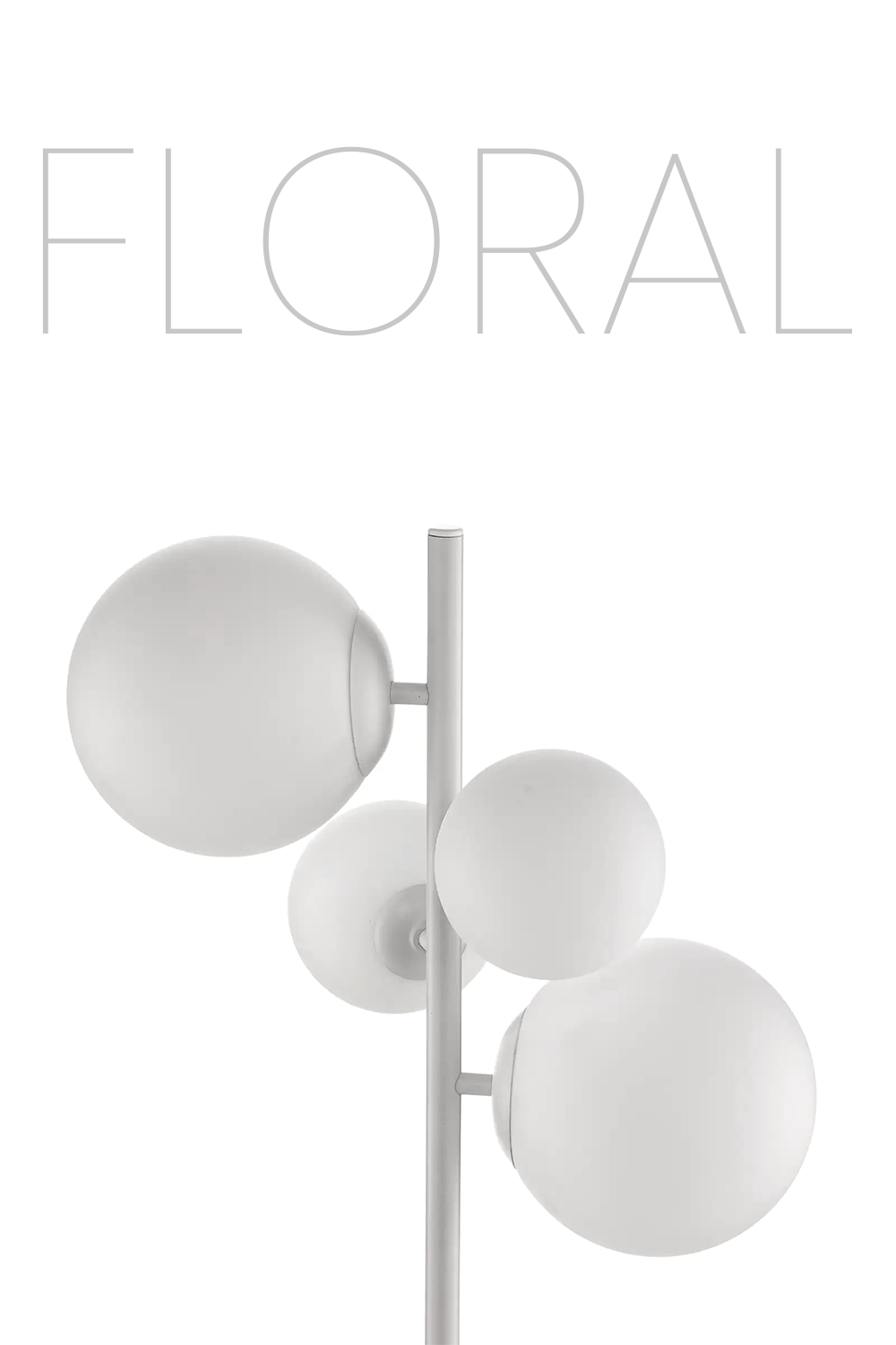 Metanoya Lighting-Floral Lambader - Beyaz-Lambader-2-Milagron.com