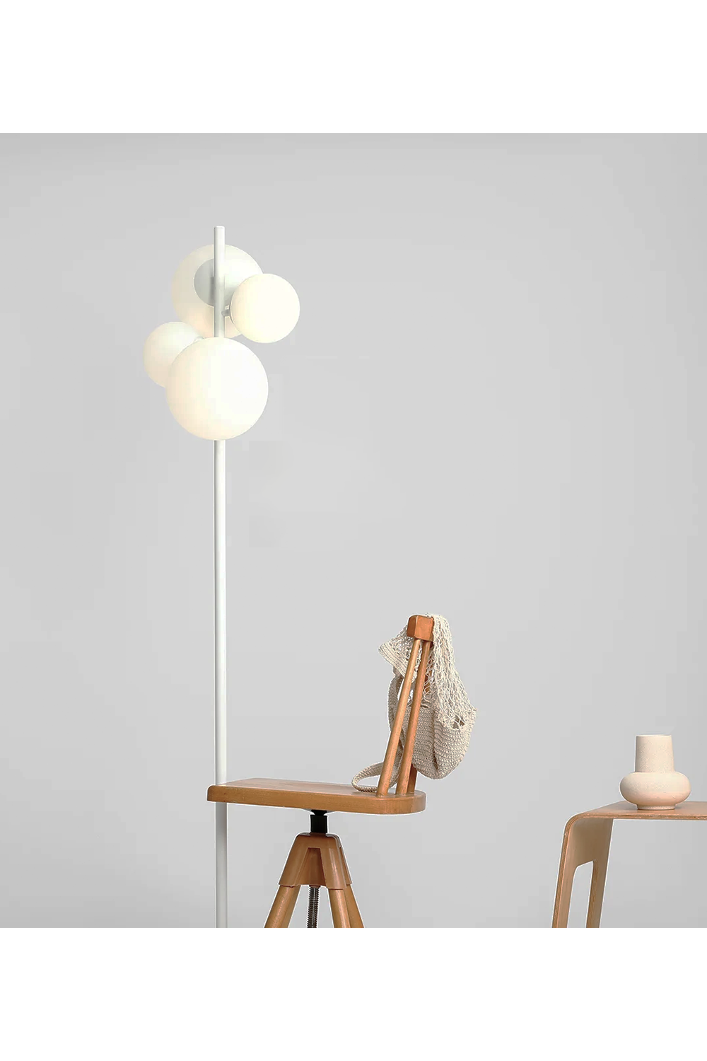 Metanoya Lighting-Floral Lambader - Beyaz-Lambader-3-Milagron.com