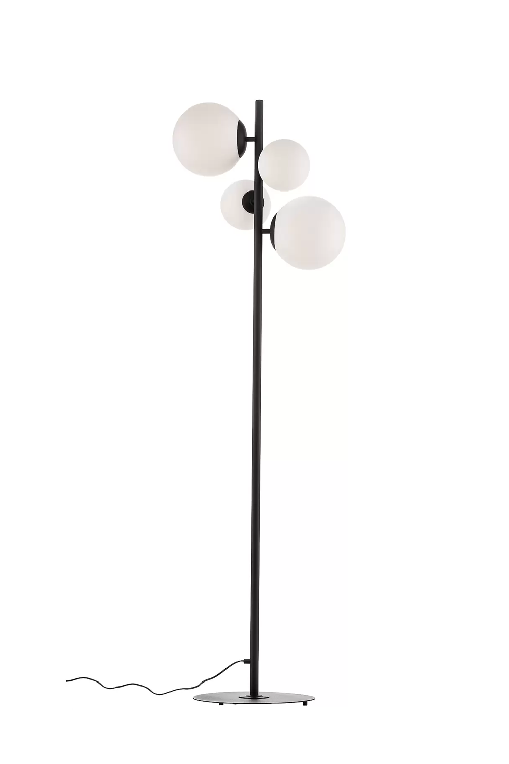 Metanoya Lighting-Floral Lambader - Siyah-Lambader-1-Milagron.com