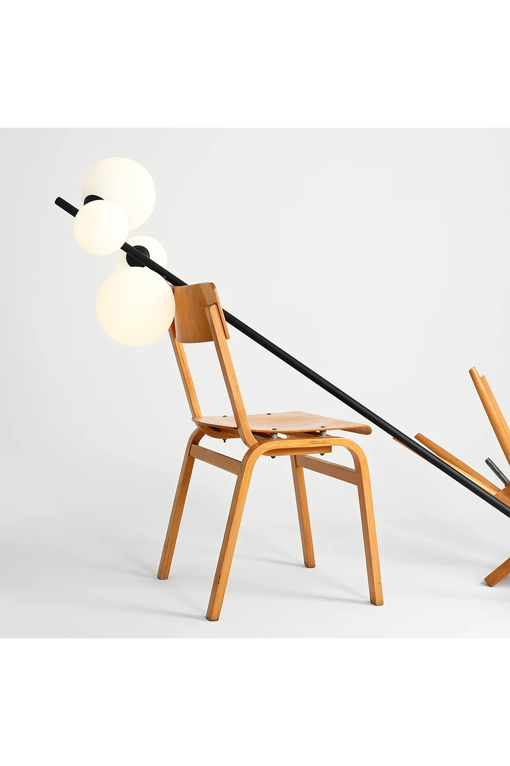 Metanoya Lighting-Floral Lambader - Siyah-Lambader-5-Milagron.com