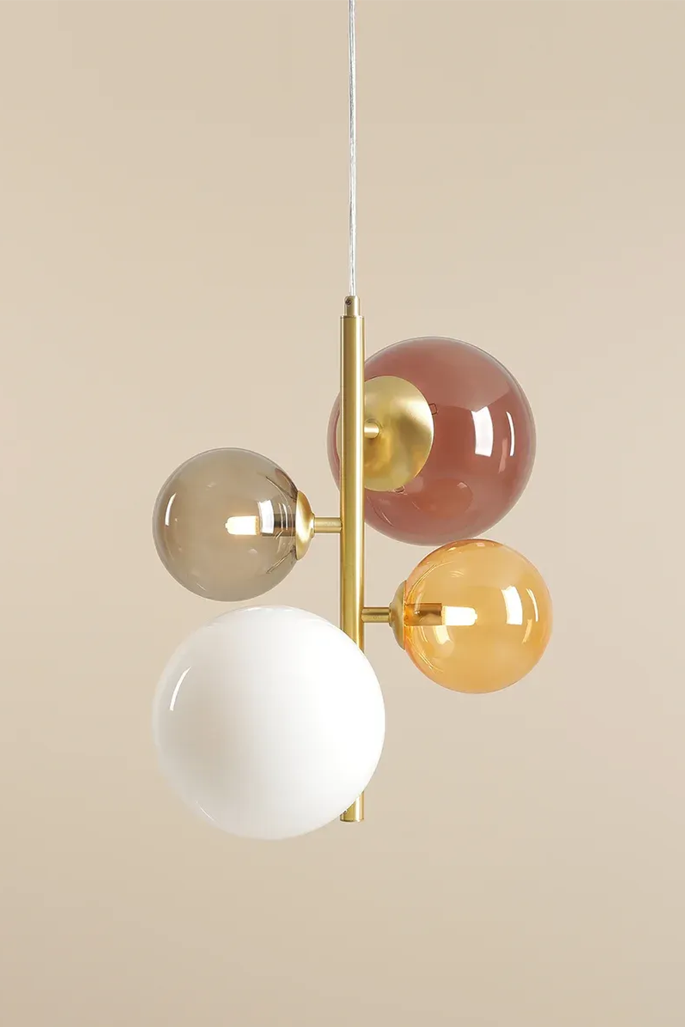 Metanoya Lighting-Floral Sarkıt - Multicolour-Avize-1-Milagron.com