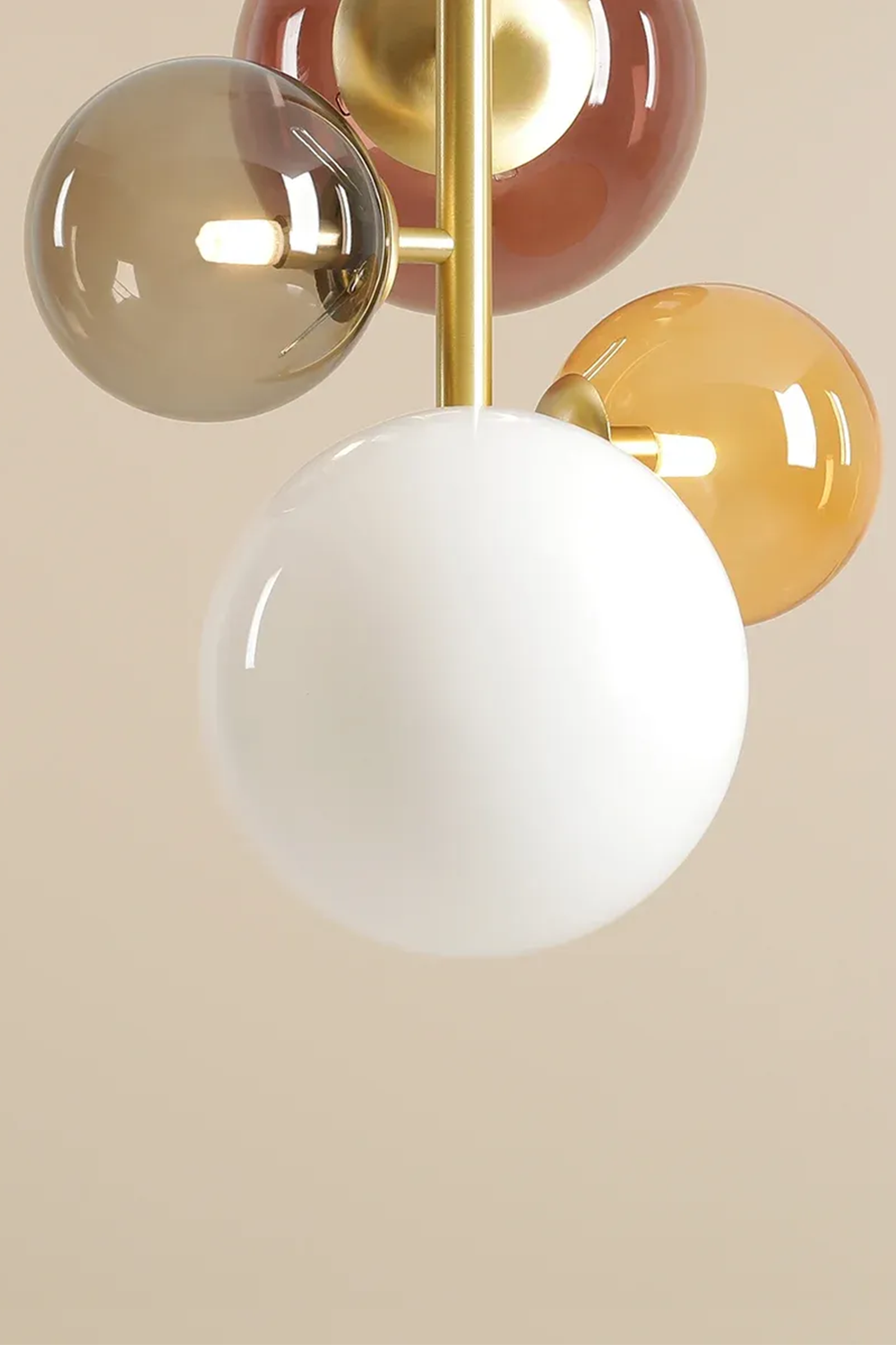 Metanoya Lighting-Floral Sarkıt - Multicolour-Avize-2-Milagron.com