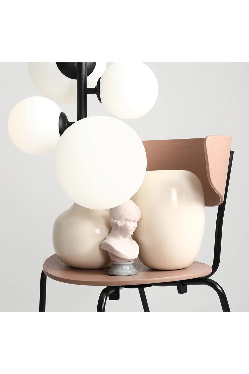 Metanoya Lighting-Floral Sarkıt - Siyah-Avize-4-Milagron.com