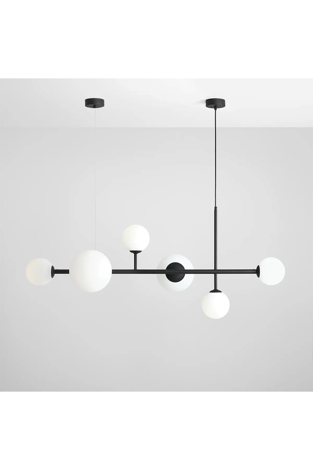 Metanoya Lighting-Isolde 6 Sarkıt - Siyah-Avize-1-Milagron.com
