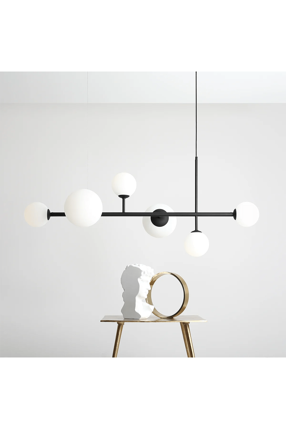 Metanoya Lighting-Isolde 6 Sarkıt - Siyah-Avize-3-Milagron.com