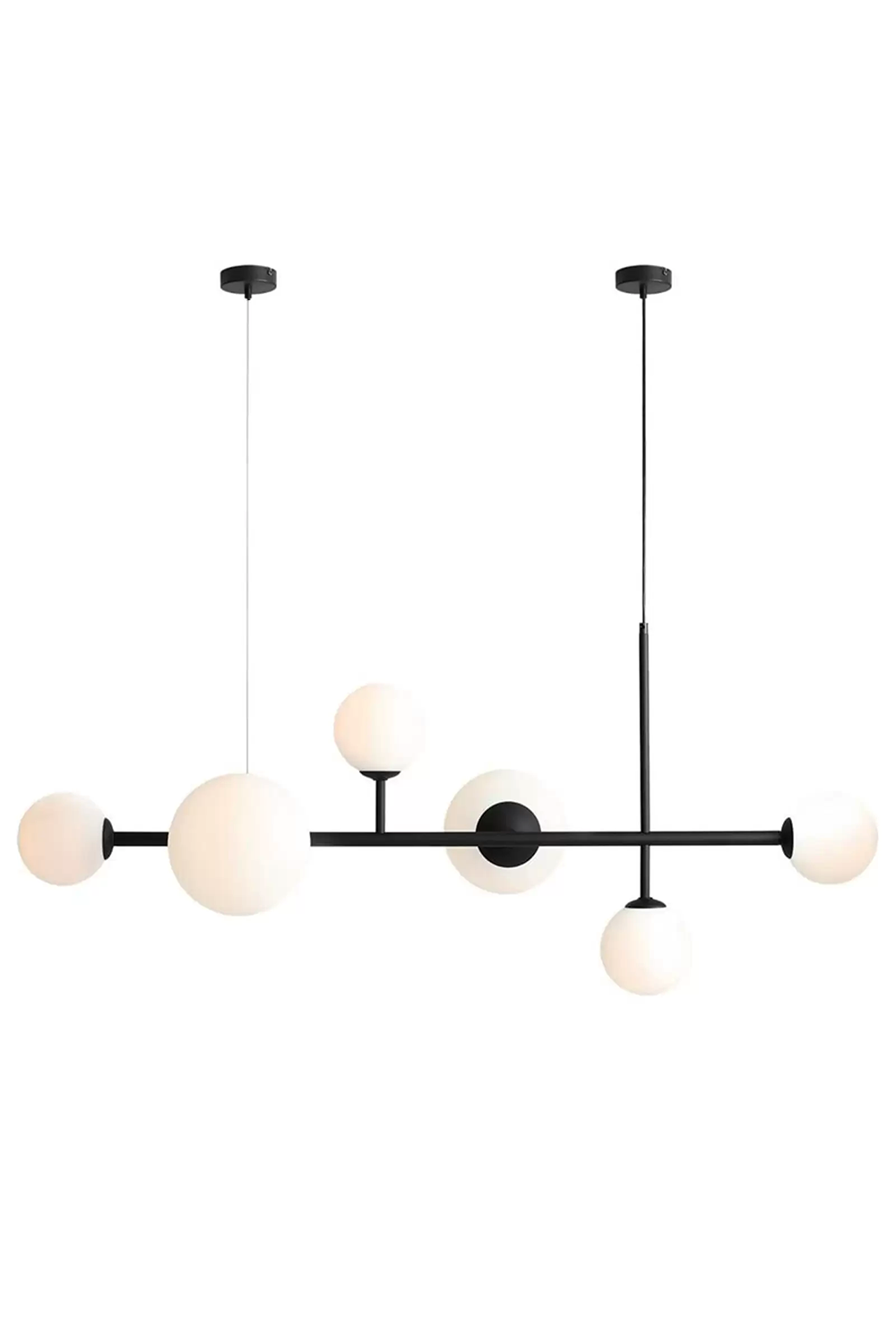 Metanoya Lighting-Isolde 6 Sarkıt - Siyah-Avize-4-Milagron.com