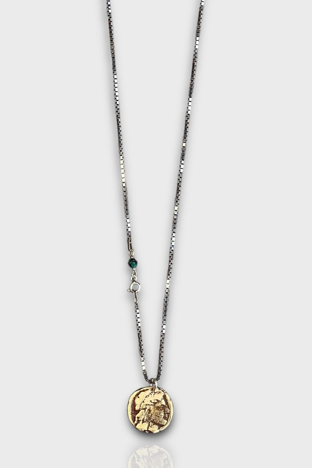 Mey Atelier-Hercules – Antika Roma Paralı Oxide Gümüş Kolye-Kolye-2-Milagron.com