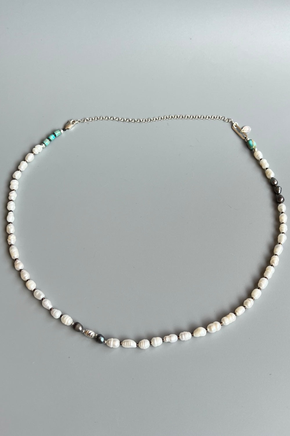 Mey Atelier-Royal White – Unisex İnci Kolye-Kolye-2-Milagron.com