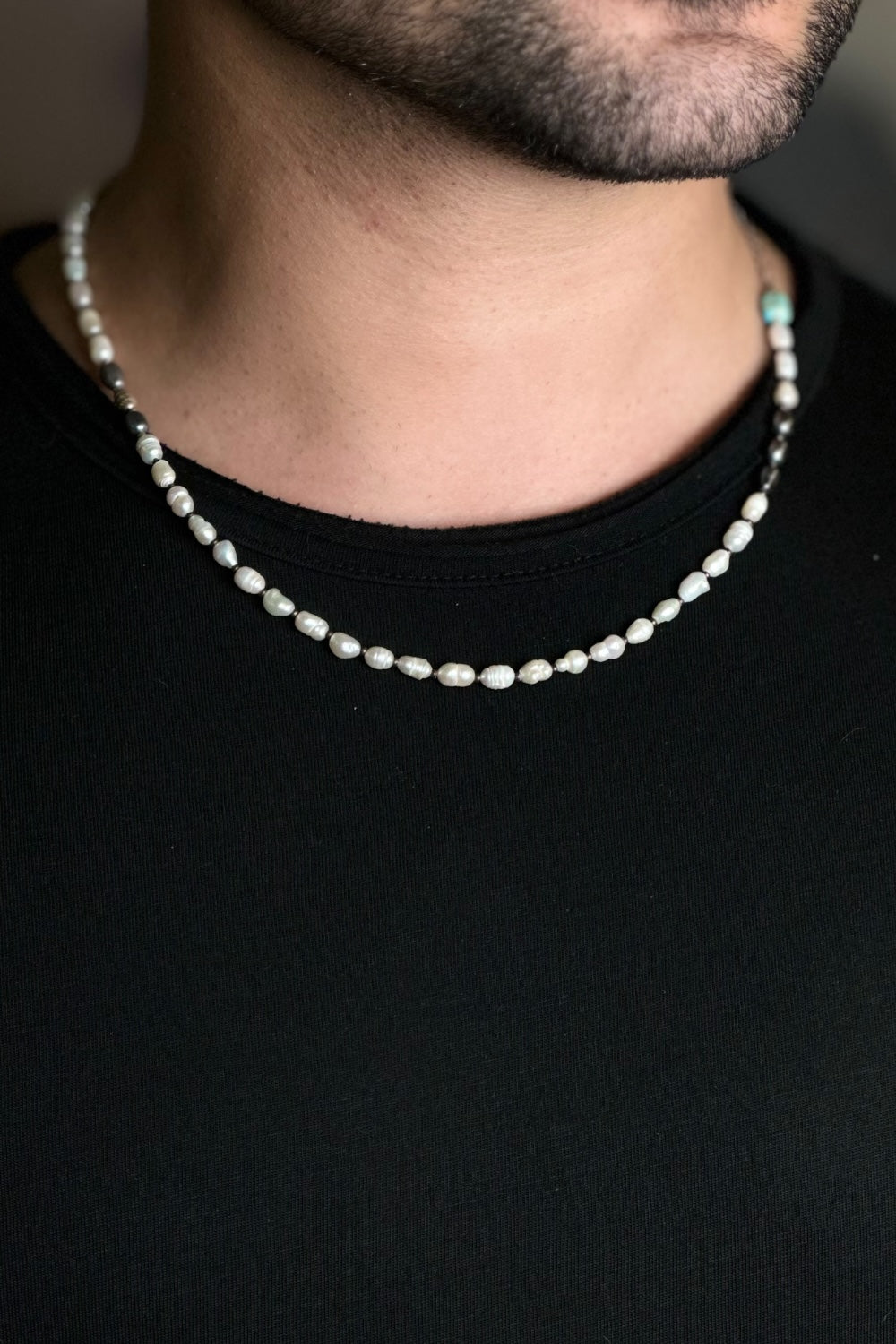 Mey Atelier-Royal White – Unisex İnci Kolye-Kolye-3-Milagron.com