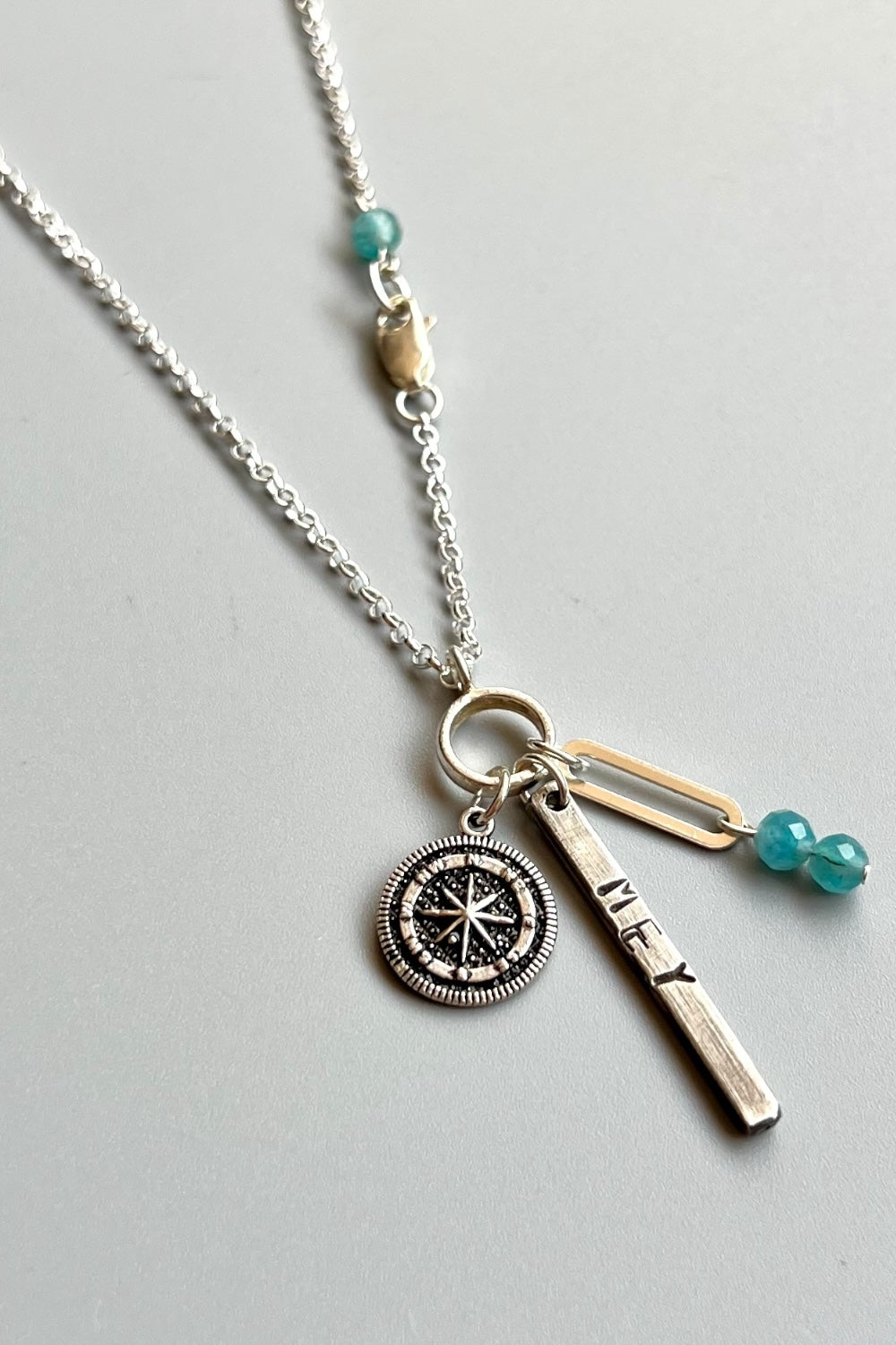 Mey Atelier-Silver Compassion – Gümüş Erkek Kolye-Kolye-2-Milagron.com