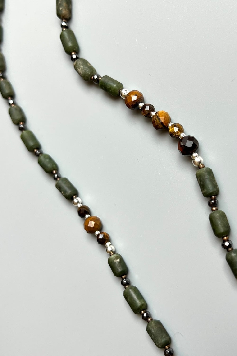 Mey Atelier-Vincent The Unique – Antik Jade Lapis Bronz Roma Paralı Gümüş Unisex Kolye-Kolye-3-Milagron.com