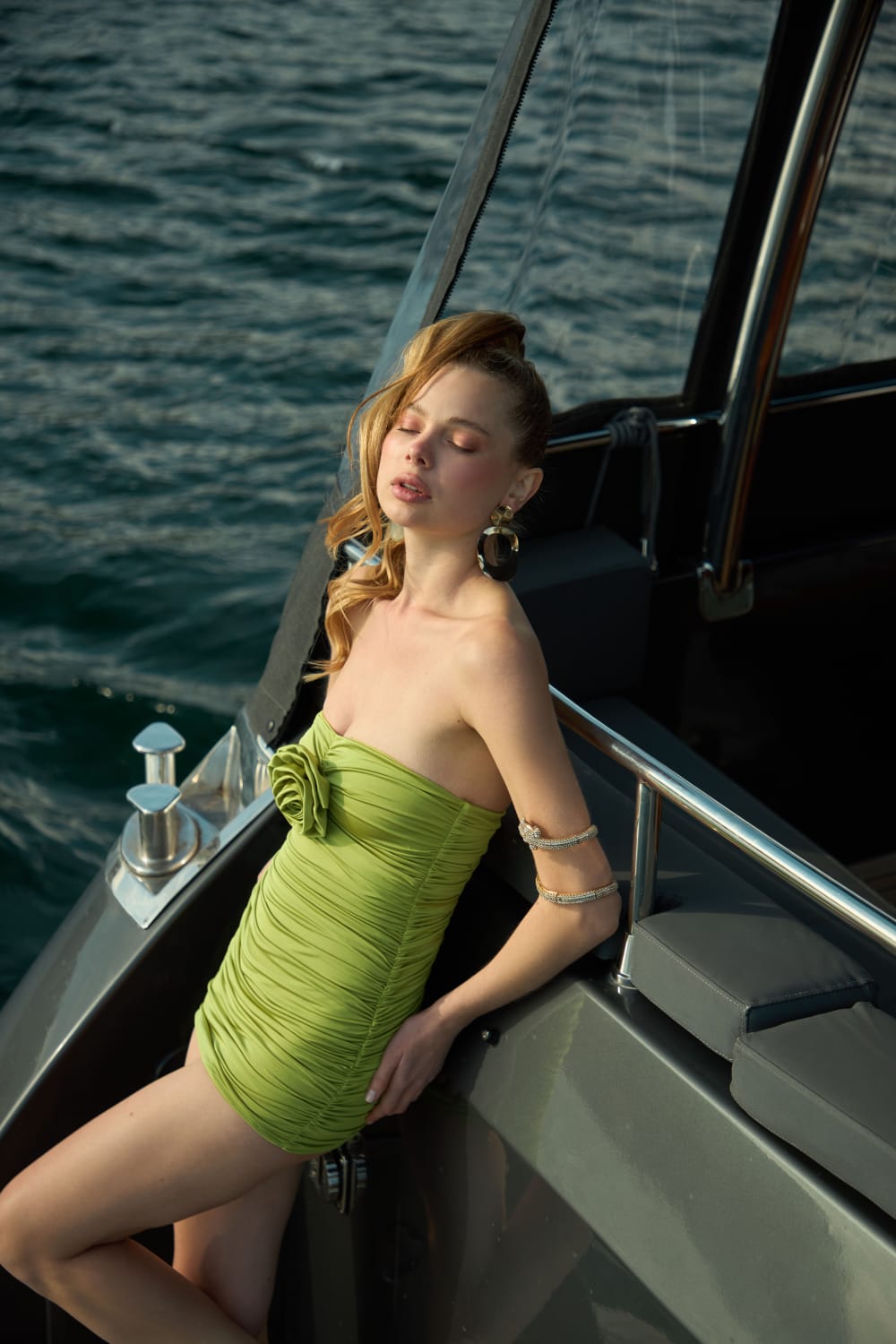 Meyra Avci Studio-Green Spring-Elbise-1-Milagron.com