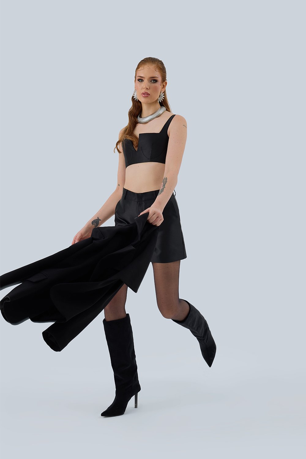 Meyra Avci Studio-Rati Black-Alt - Üst Takım-1-Milagron.com