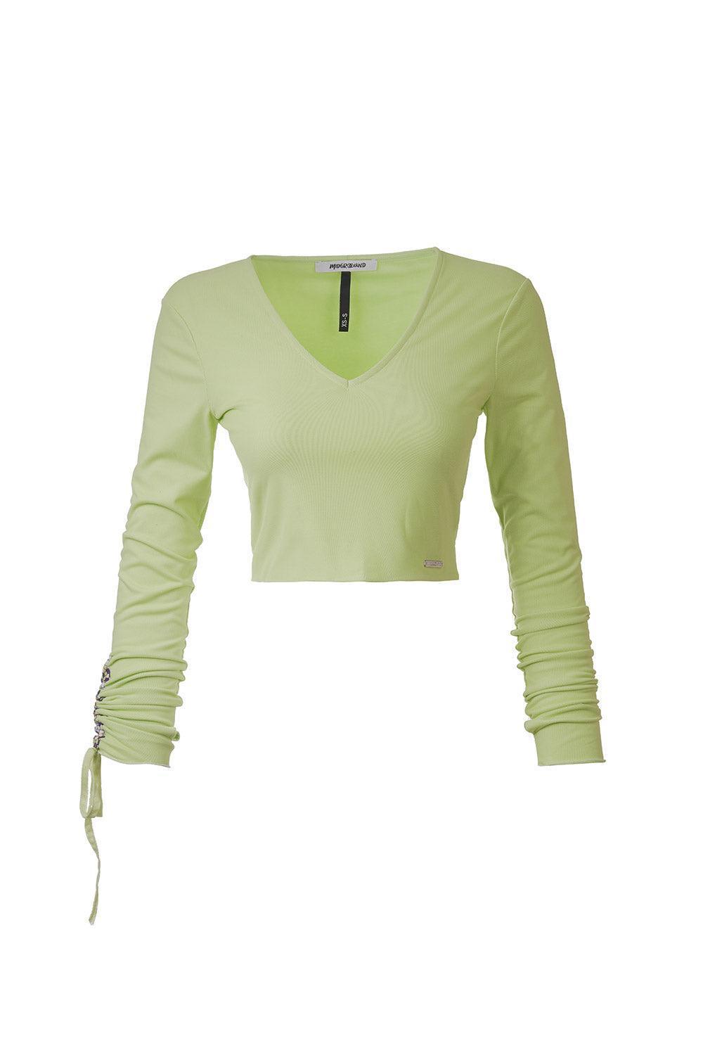 Midground-7 WONDERS - Drop #W091 VNeck-Top-1-Milagron.com