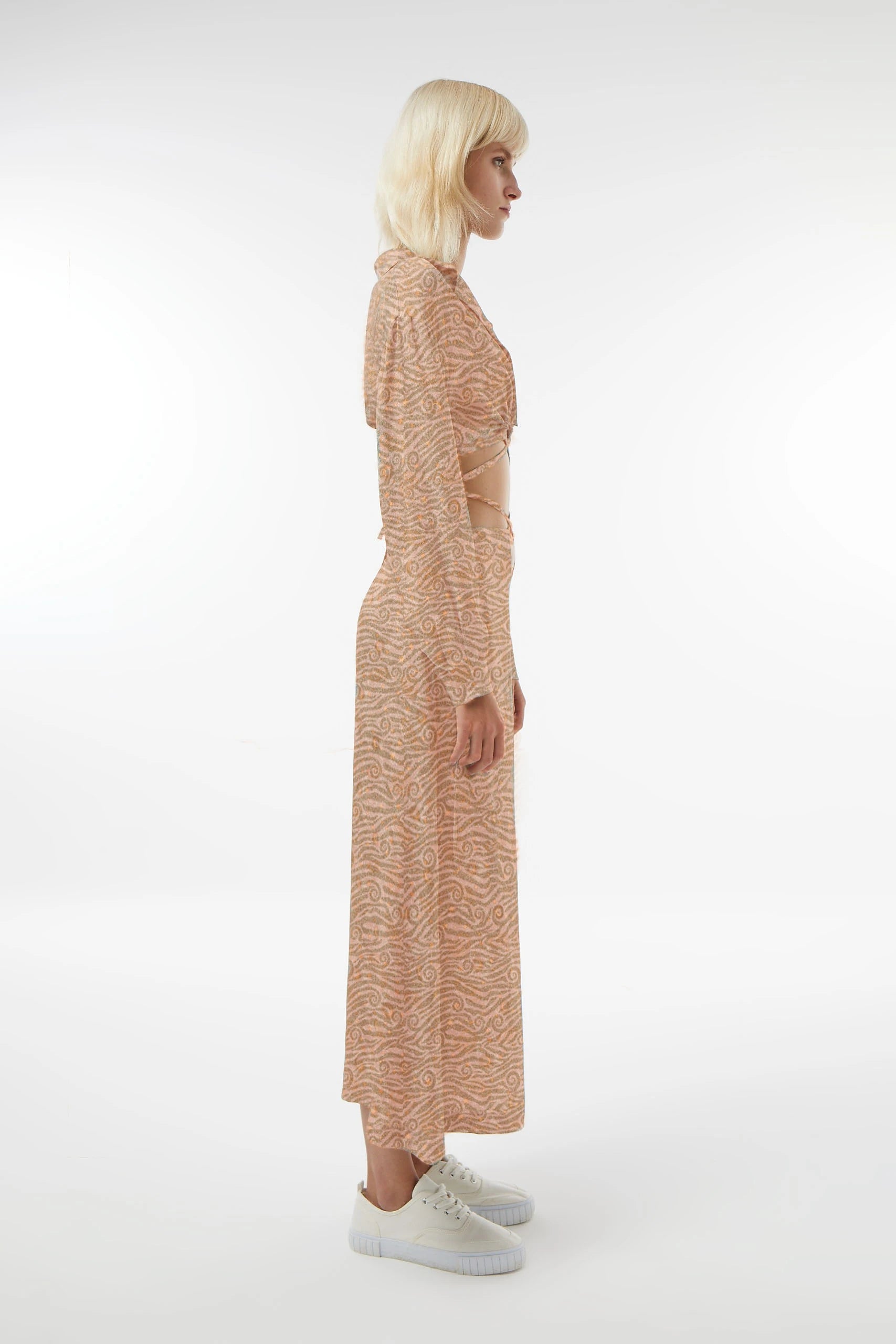 Midground-Bağcıklı Crop Gömlek-Gömlek-2-Milagron.com