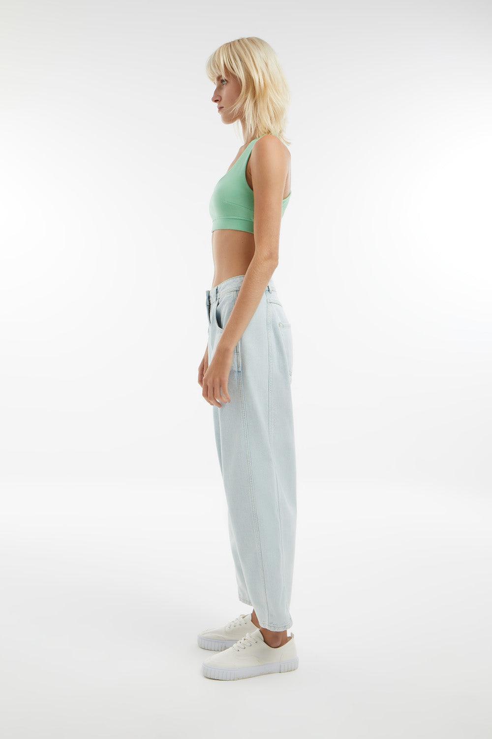 Midground-Balon Kesim Kot Pantolon-Kot Pantolon-4-Milagron.com