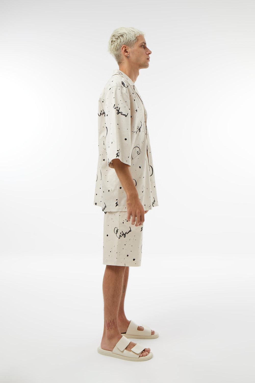 Midground-Baskılı Şort-Şort-2-Milagron.com