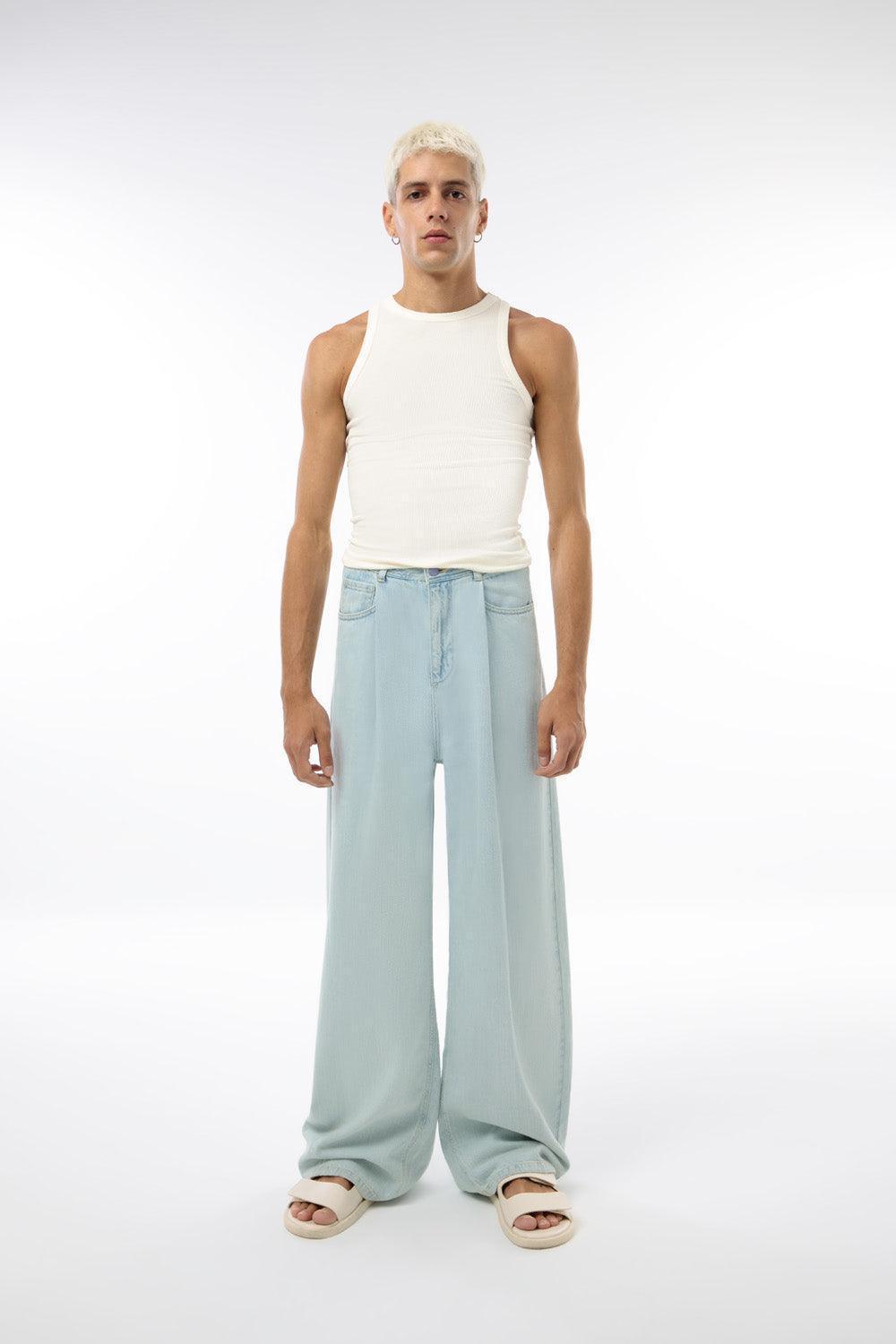 Midground-Bol Paçalı, Palazzo Kot Pantolon-Kot Pantolon-1-Milagron.com