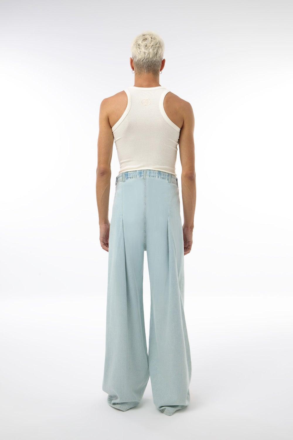 Midground-Bol Paçalı, Palazzo Kot Pantolon-Kot Pantolon-3-Milagron.com