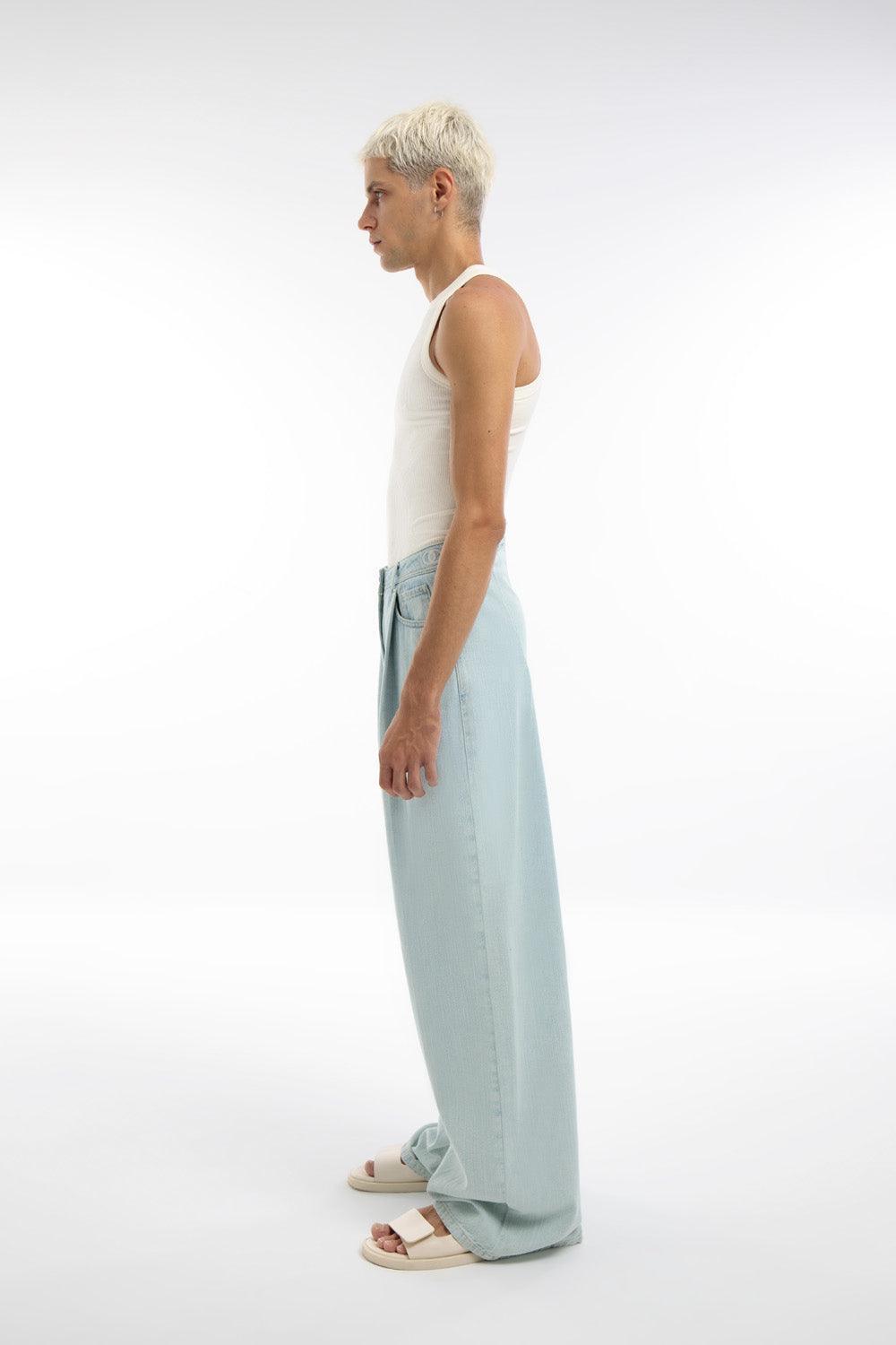 Midground-Bol Paçalı, Palazzo Kot Pantolon-Kot Pantolon-4-Milagron.com