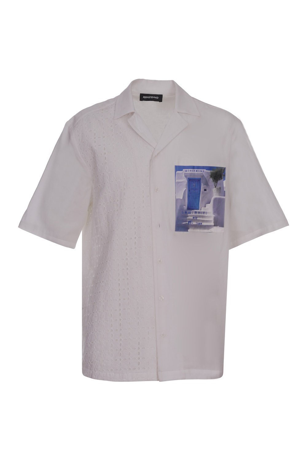 Midground-Brode Detaylı Oversize Gömlek-Gömlek-1-Milagron.com