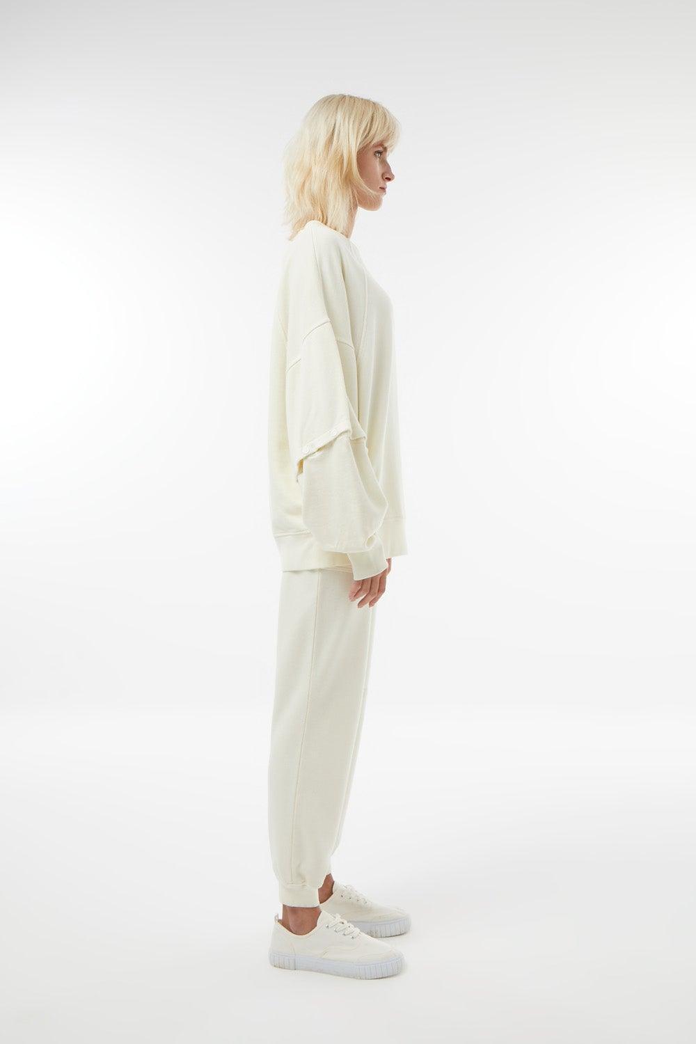 Midground-Çıt Çıt Kol Detaylı Sweatshirt-Sweatshirts & Hoodies-3-Milagron.com