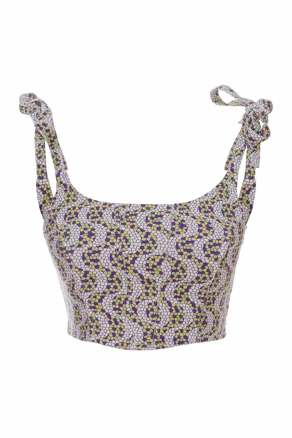 Midground-DENIM - Drop #CHD037 Bustier-Top-1-Milagron.com