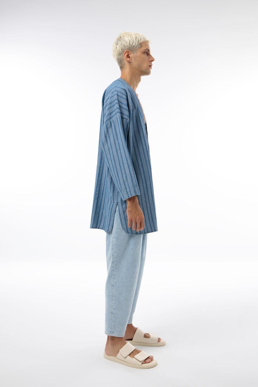 Midground-Denim Kimono-Kimono-2-Milagron.com