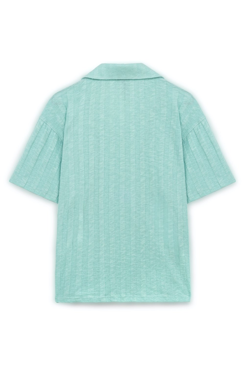 Midground-Fitilli Oversize Gömlek-Gömlek-2-Milagron.com