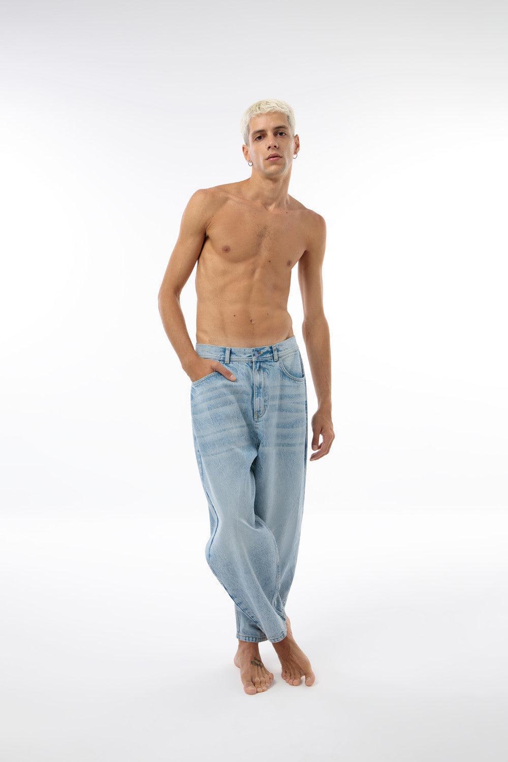 Midground-Havuç Kesim Kot Pantolon-Kot Pantolon-5-Milagron.com