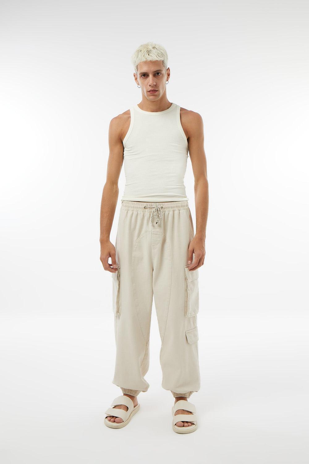 Midground-Kargo Cepli Kanvas Pantolon-Eşofman-1-Milagron.com