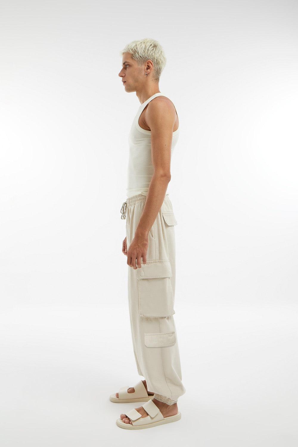 Midground-Kargo Cepli Kanvas Pantolon-Eşofman-4-Milagron.com