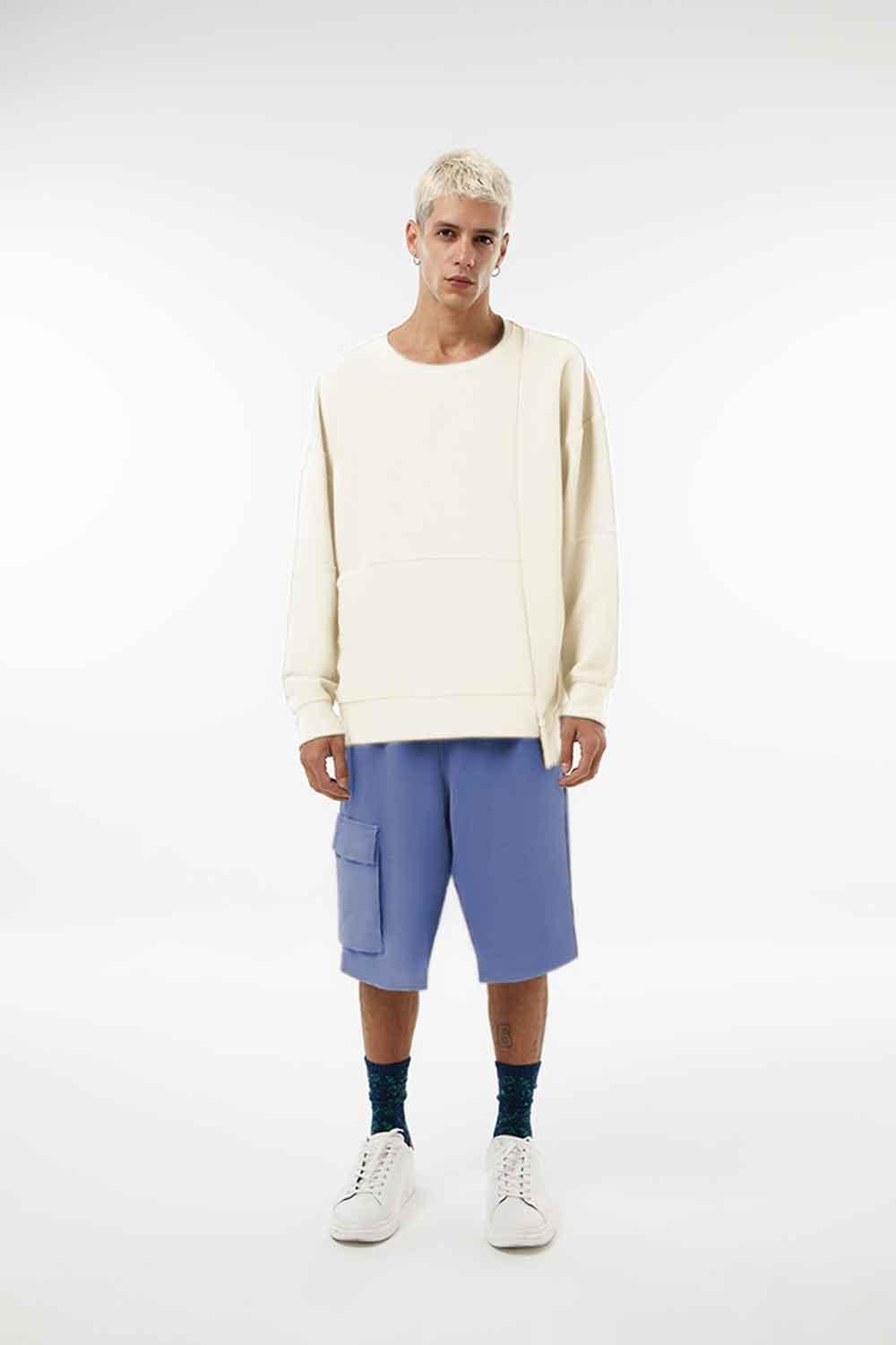 Midground-Kargo Cepli Şort- Baja Blue-Şort-1-Milagron.com