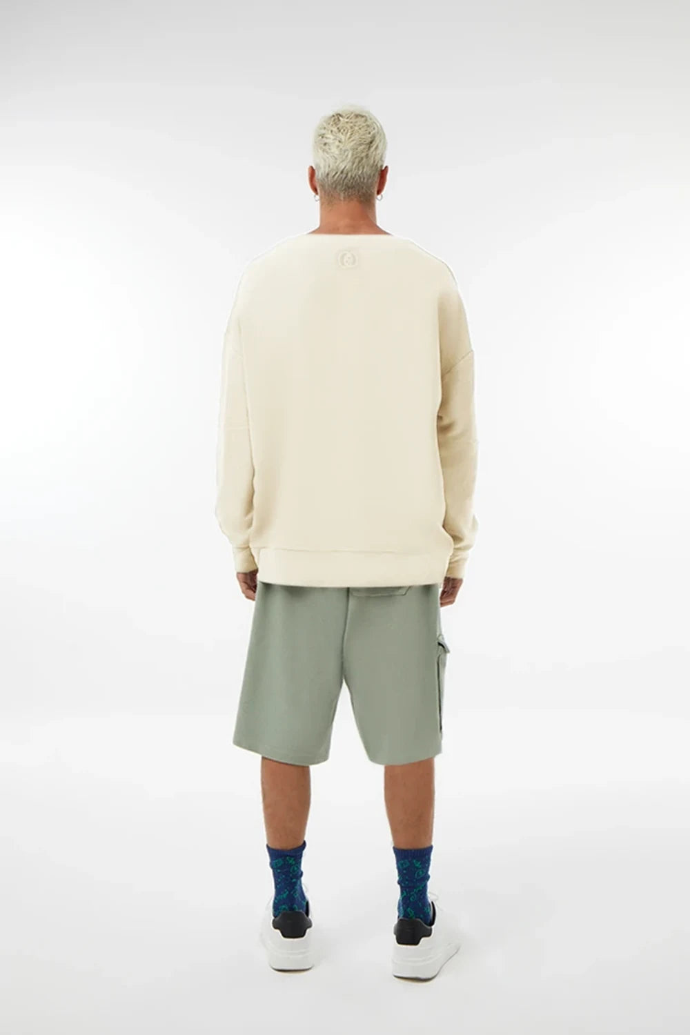 Midground-Kargo Cepli Şort - Silver Green-Şort-2-Milagron.com