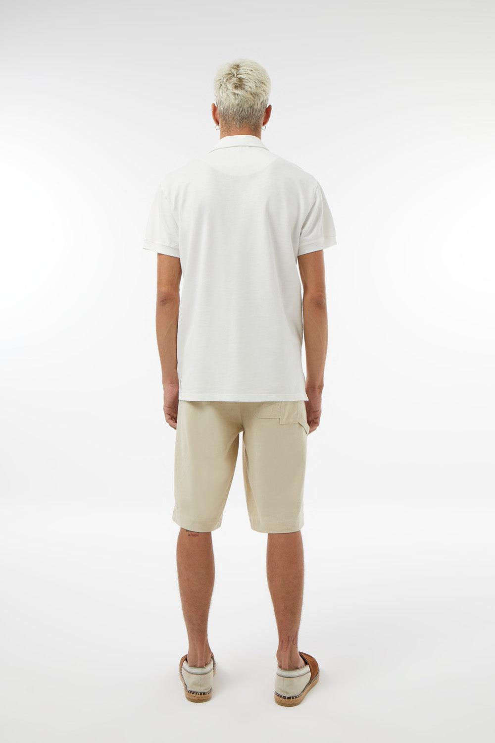 Midground-Polo Yaka Keten Tshirt-T-Shirts-3-Milagron.com