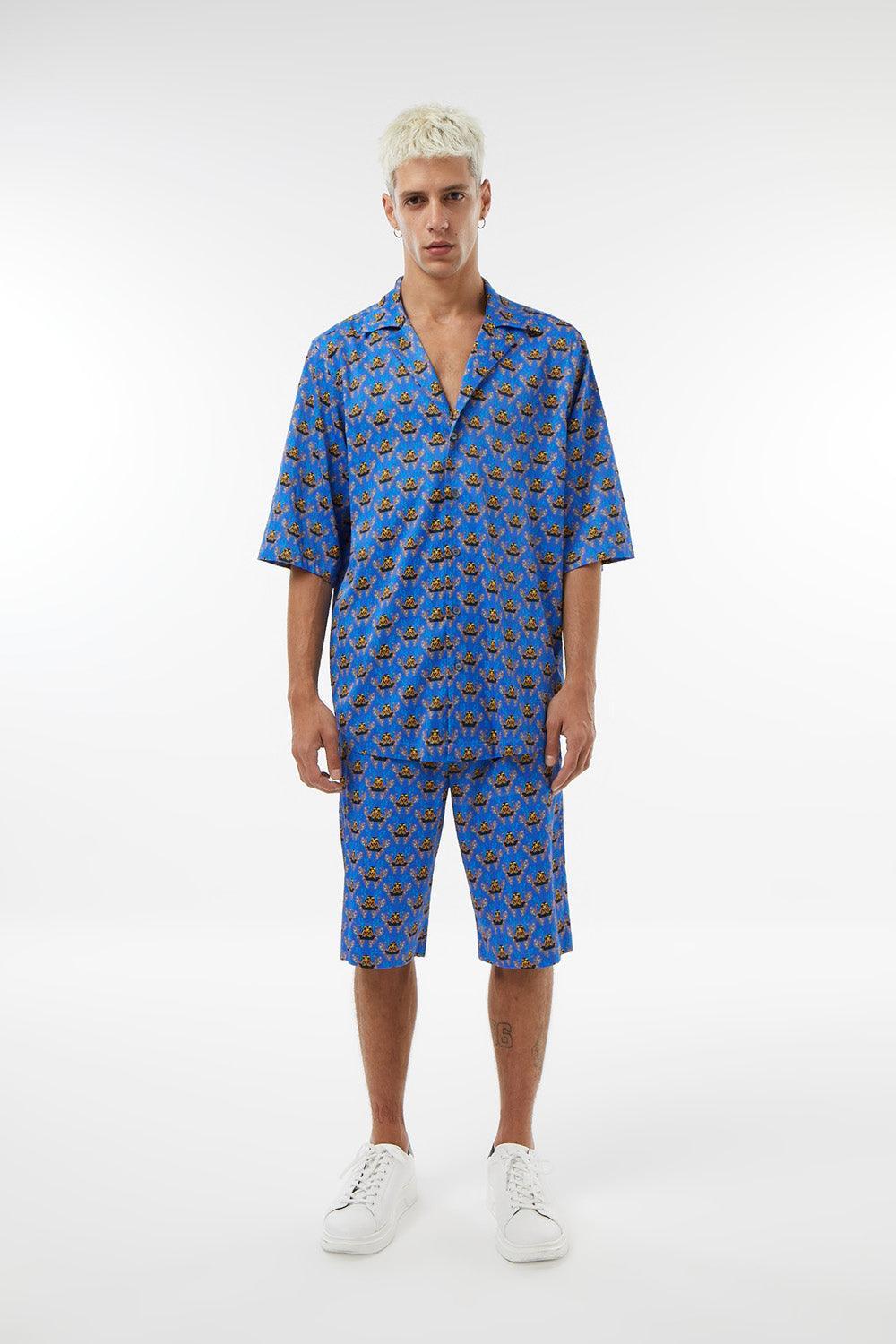 Midground-Rahat Kesim Saten Şort-Şort-1-Milagron.com