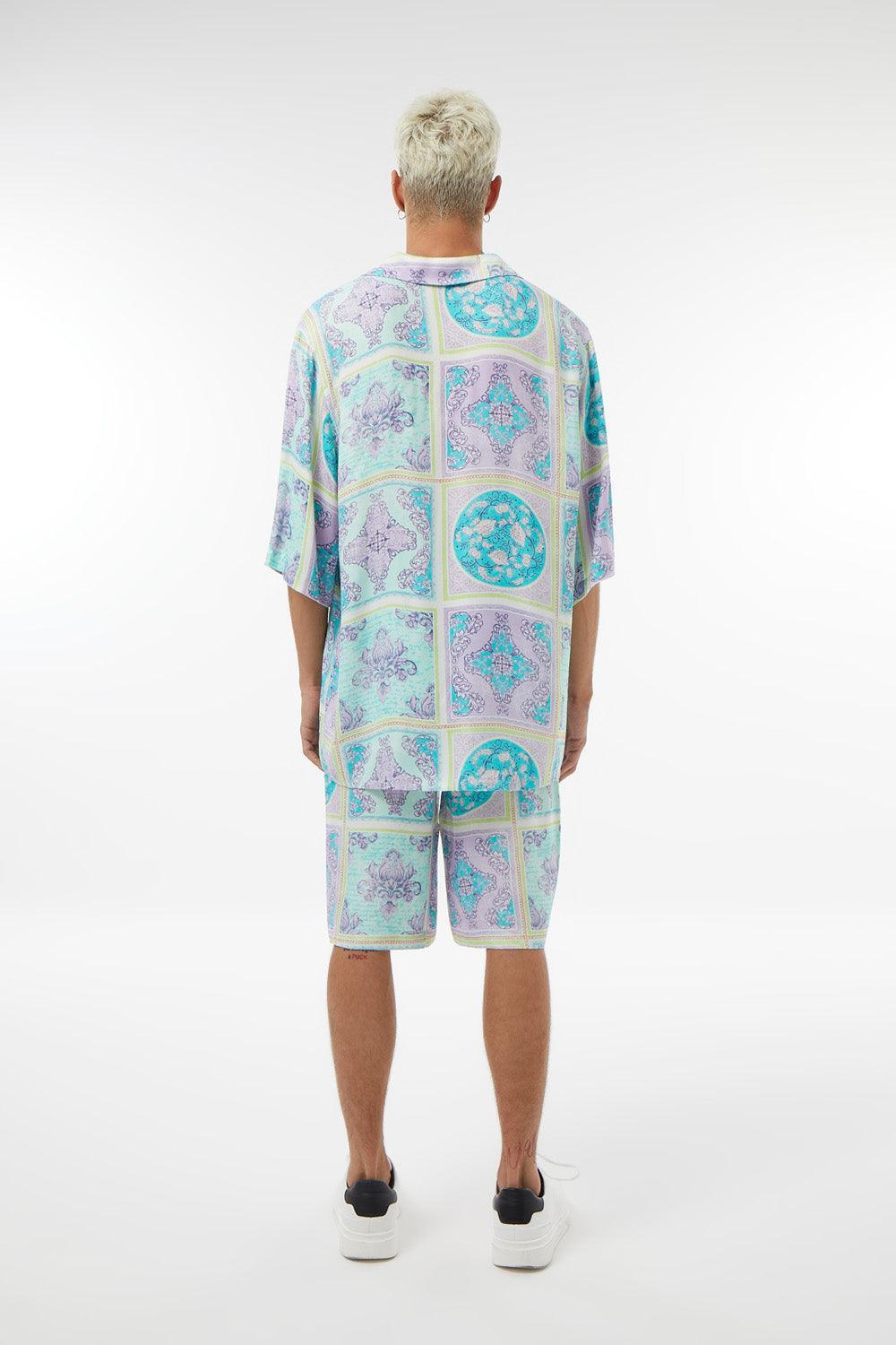 Midground-Rahat Kesim Saten Şort-Şort-3-Milagron.com