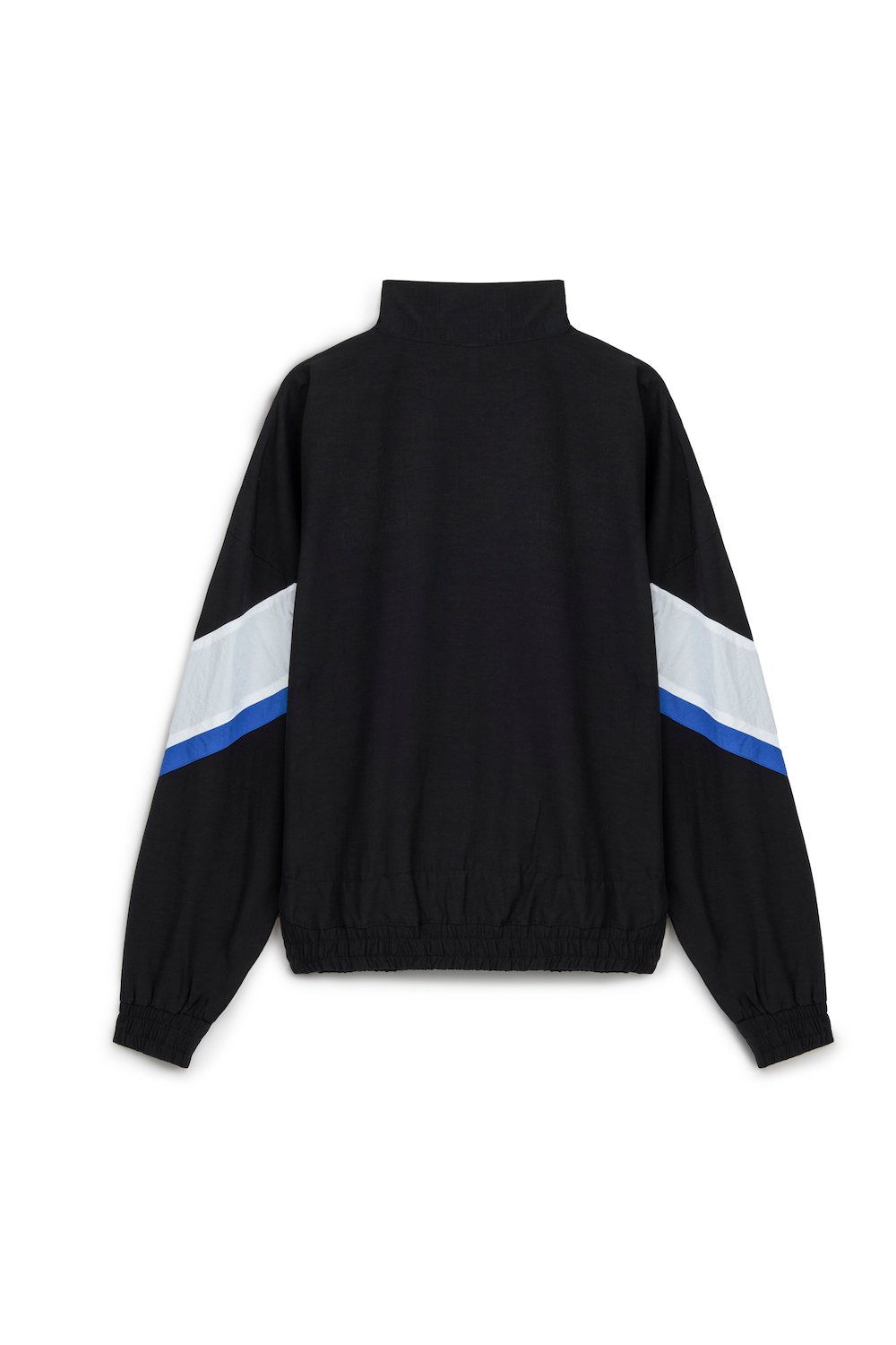 Midground-Stripe Detaylı Siyah Rüzgarlık-Ceket-2-Milagron.com