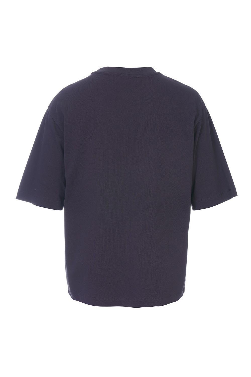 Midground-Ters Cep Baskılı Oversize Basic T-shirt-T-Shirts-2-Milagron.com