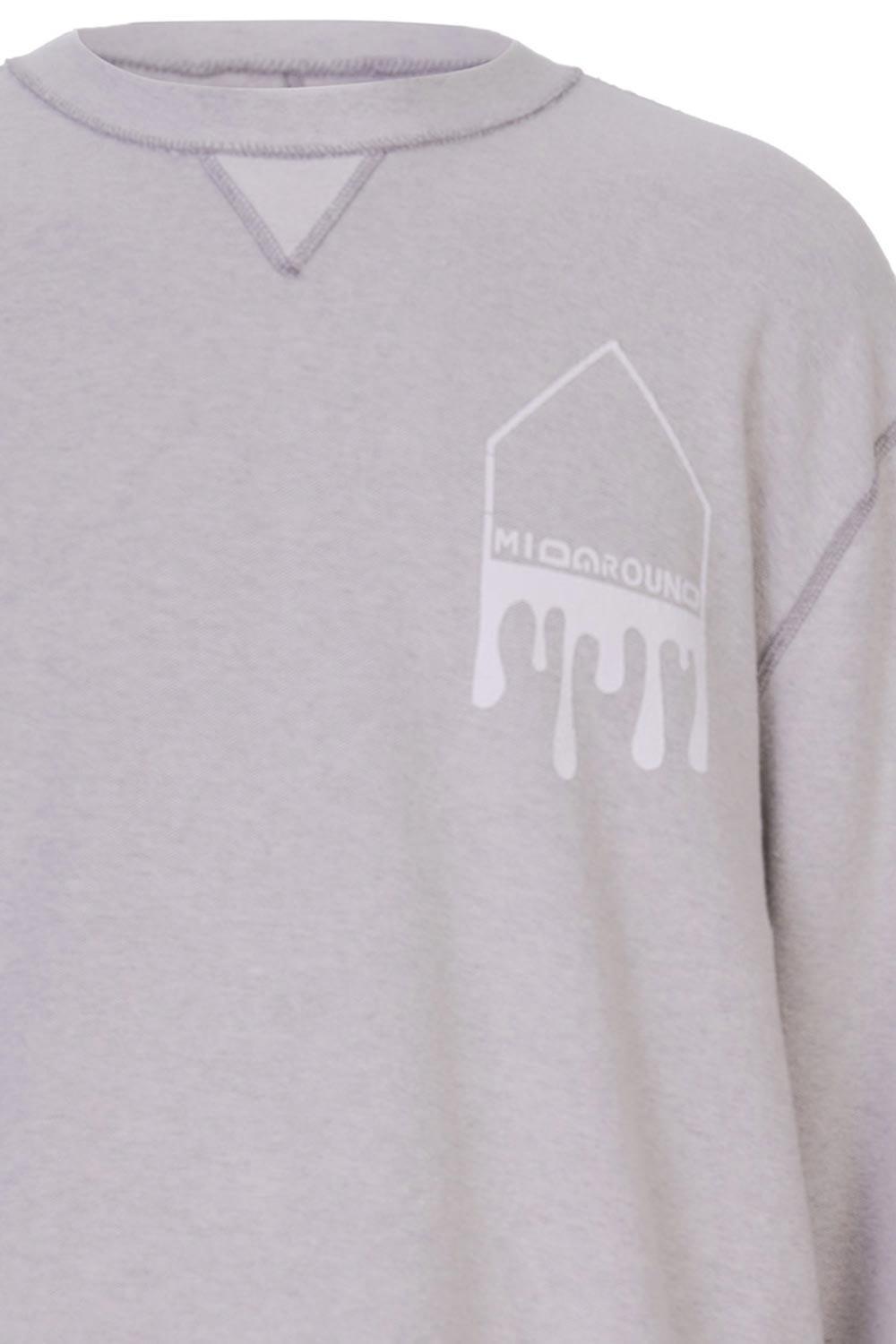 Midground-Ters Dikişli Sweatshirt-Sweatshirts & Hoodies-2-Milagron.com